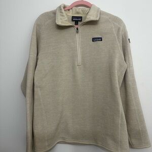 Patagonia Cream Quarter Zip